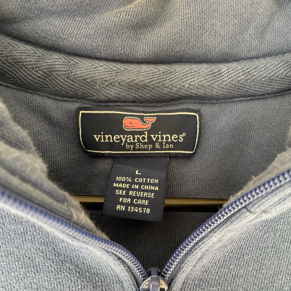 Vineyard Vines Shep Shirt Marthas Vineyard 1/4 zip size XS